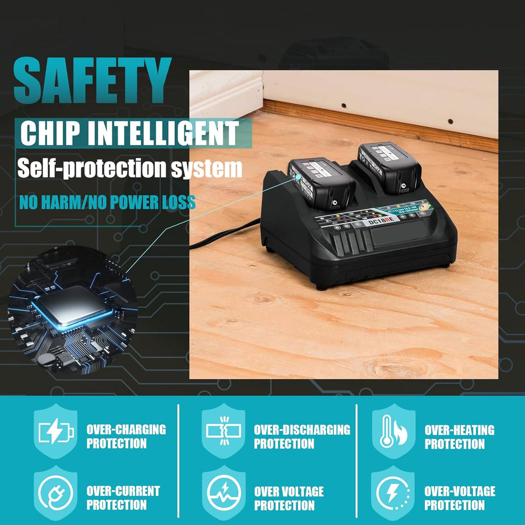 18V 8.0Ah Lithium-ion Battery for Cordless Power Tools A2289