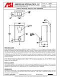 Stainless Steel Vertical Soap Dispenser H985