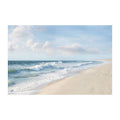 Shore and Waves Painting Print on Wrapped Canvas S1884