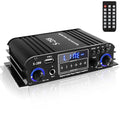 4 Channel Bluetooth 5.0 Stereo Amplifier, 50Wx4 Power Amp, 1200W Max, Class D Home Audio Receiver P522