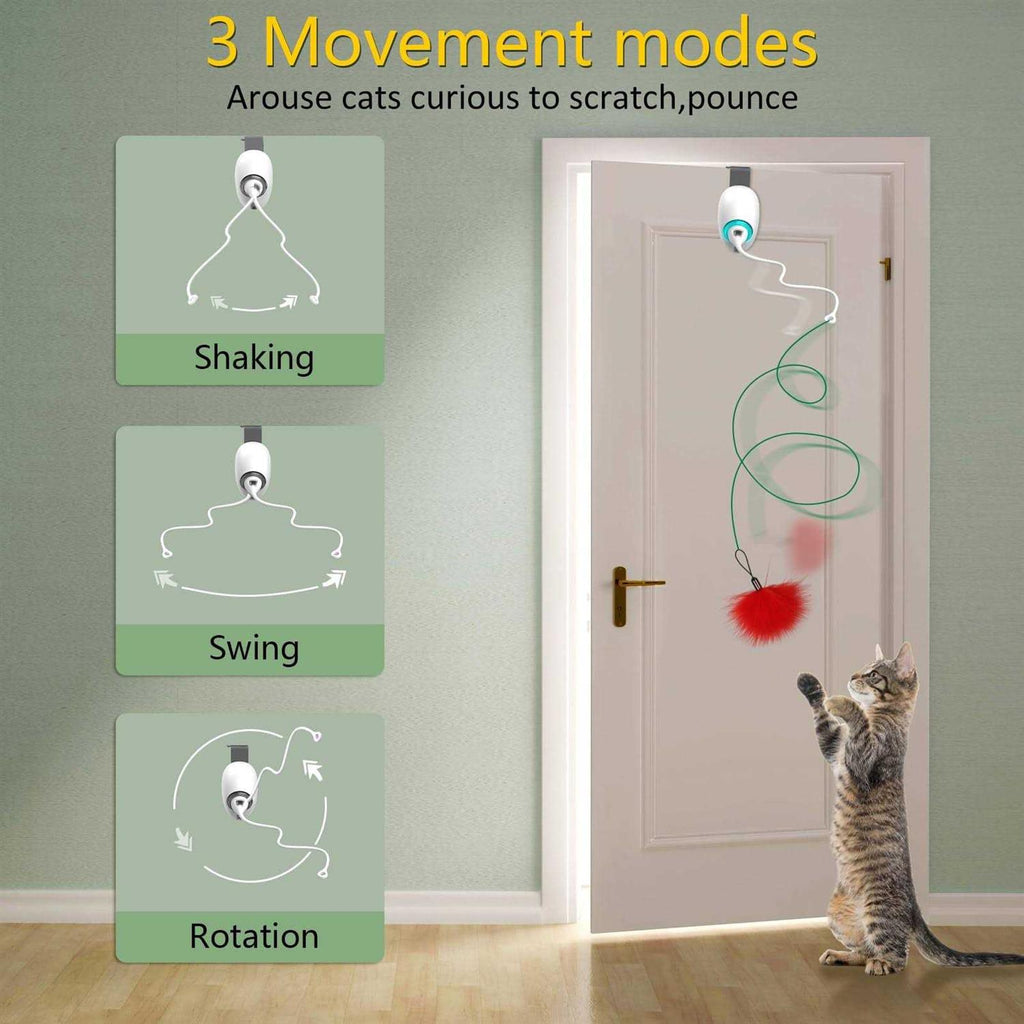 Automatic Hanging Cat String Toy F175723