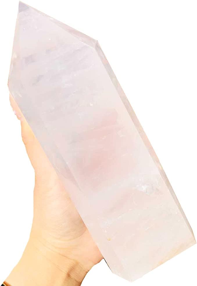 Natural Clear Quartz Tower Crystal Point Pack of 2 A821