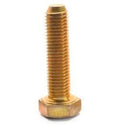 1 inch-8 x 9 inch Coarse Thread Grade 8 Hex Cap Screw Yellow Zinc Plated Pk 7 G76818