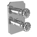 Satin Gold Thermostatic Trim Plate with Handle A8694