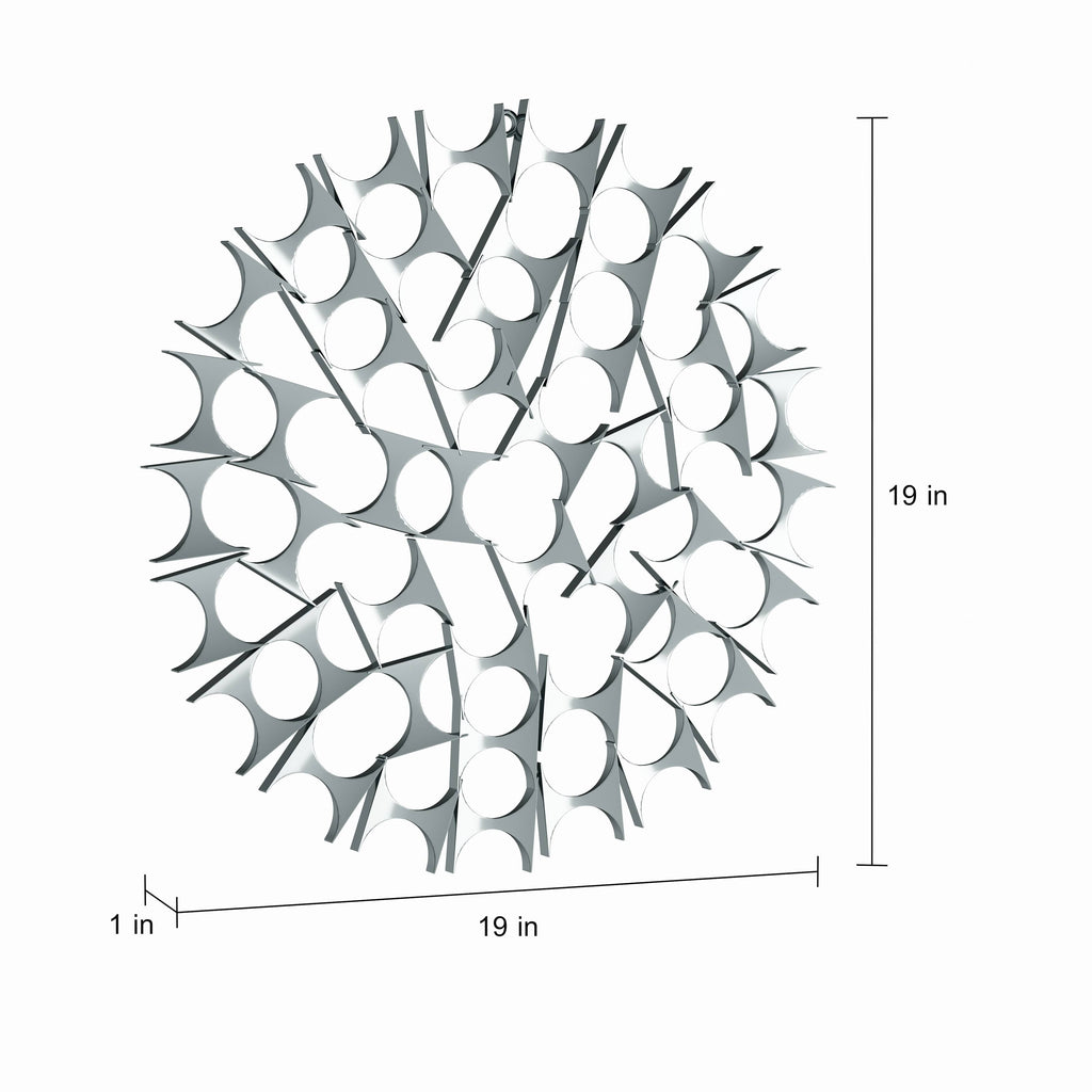 Metal Wall Decor (Set of 3) Silver V73017