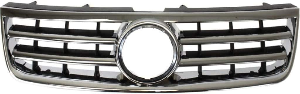 Chrome Shell Textured Black Insert Grille Assembly P224845