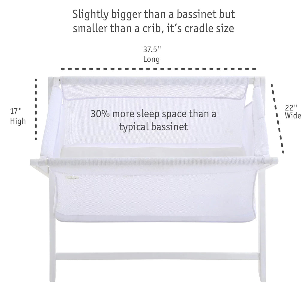White Breathable Mesh Portable Sleeper E786522
