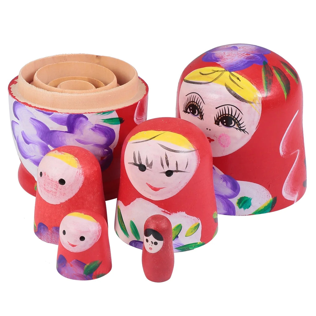Wooden Matryoshka Doll Nesting Dolls Toy H67541