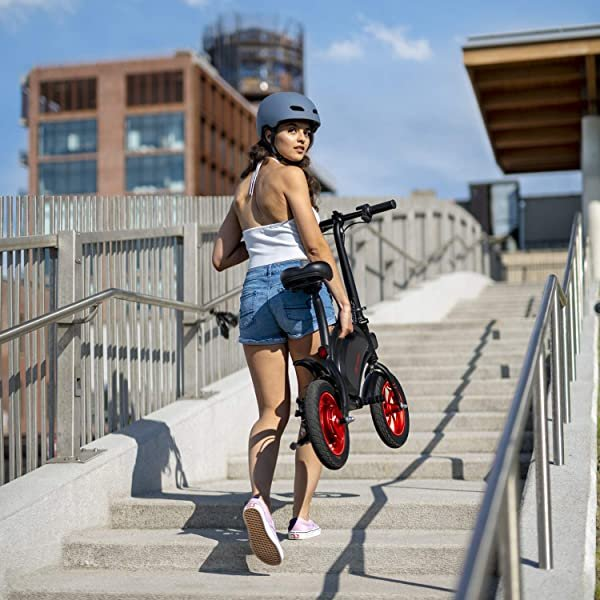 Folding Electric Bike with LCD Display, 40" x 20" x 37" K96286