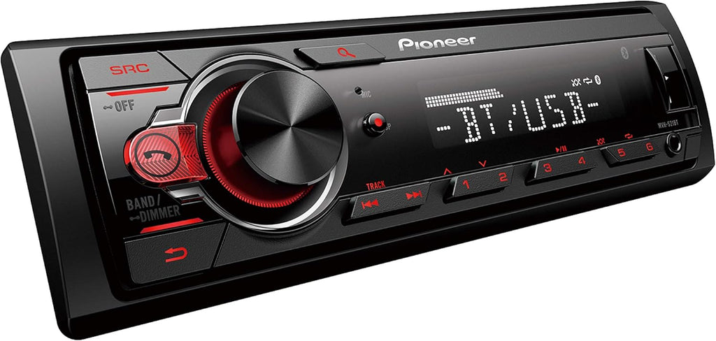 Single DIN Bluetooth Car Stereo Receiver Z7481