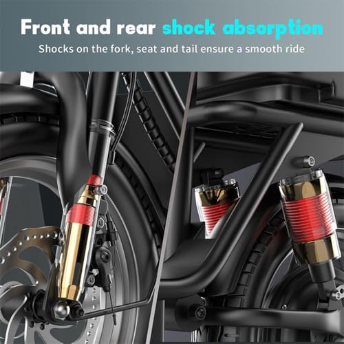 28 MPH 35 Miles Range 14'' Fat Tire Electric Scooter S9389