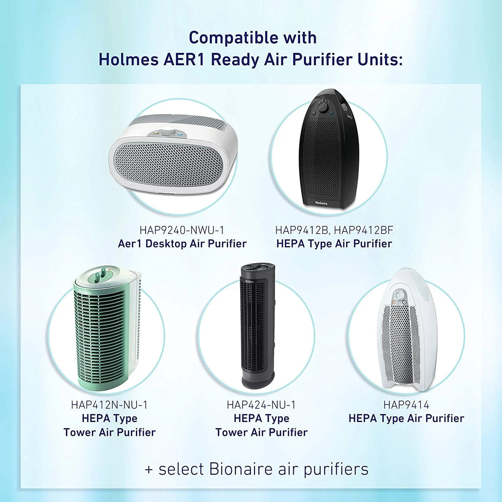 Small Room Air Purifier with Permanent Air Filter U646