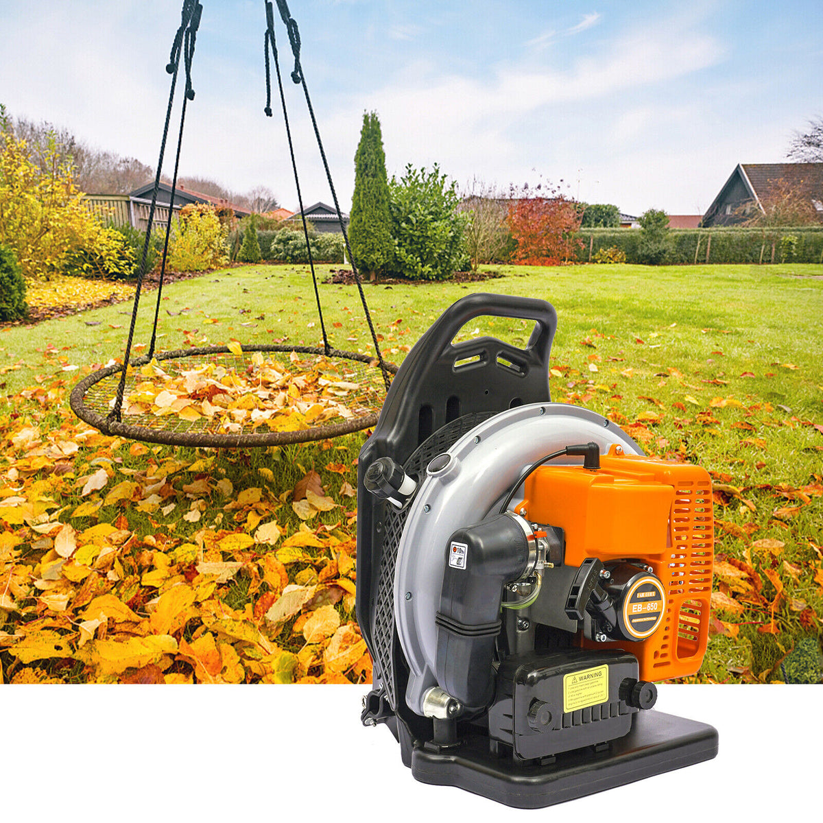 65CC 3.6HP 2-Cycle Gas Powered Backpack Leaf Blower N38223