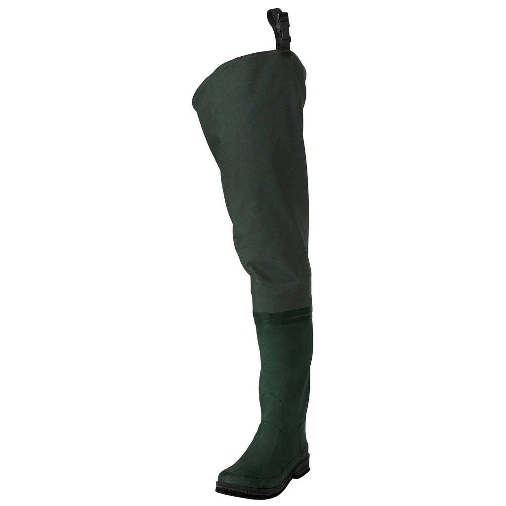 Forest Green 2-Ply Rubber Hip Wader D764