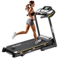 Smart Digital Folding Treadmill with MP3 and Audio Auxiliary Port, 3 Modes, 12 Preset M722