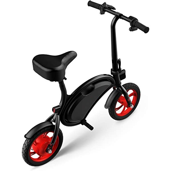 Folding Electric Bike with LCD Display, 40" x 20" x 37" K96286