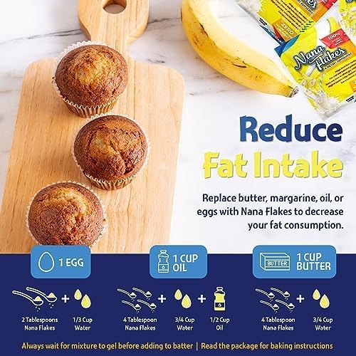 100% Pure Banana Flakes Powder, Two Pound Bag R64634