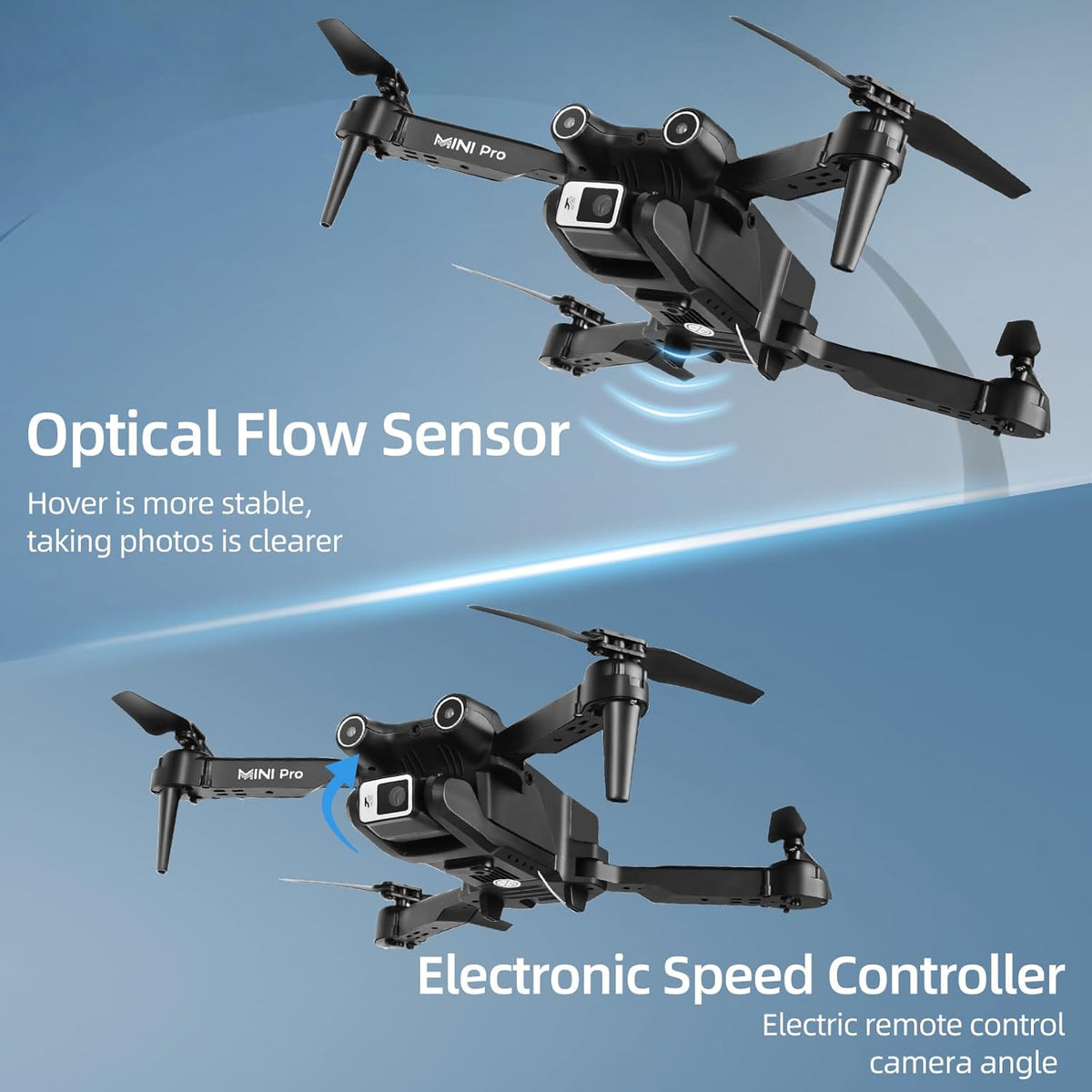 1080P HD FPV Mini Drone with Carrying Case, 2 Batteries L794
