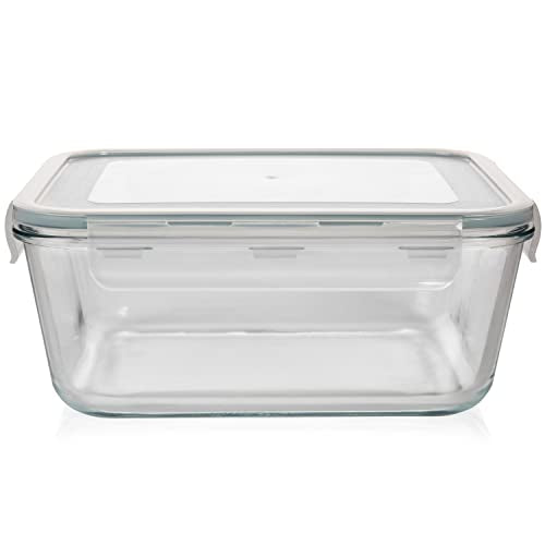 Large Glass Food Storage Containers with Lids, BPA Free Z483