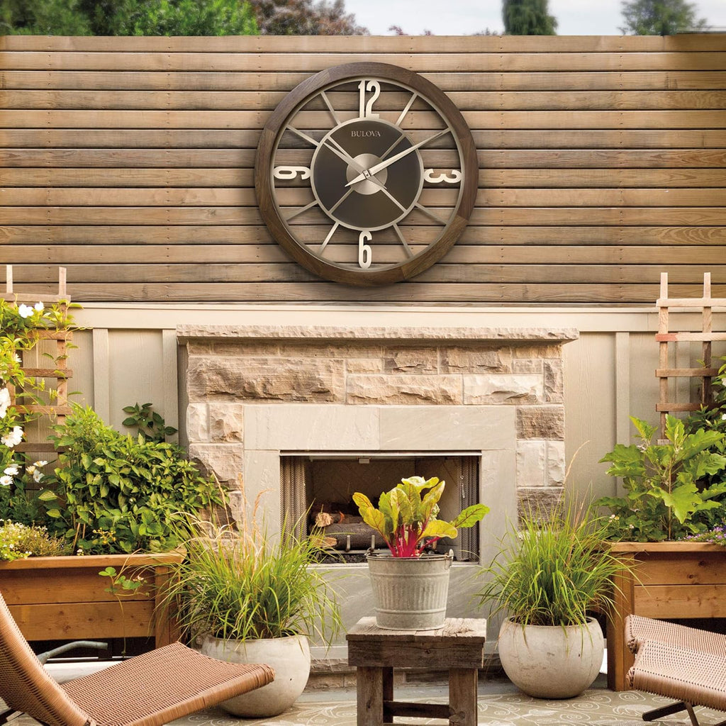 Natural Wood Bluetooth Wall Clock U4397