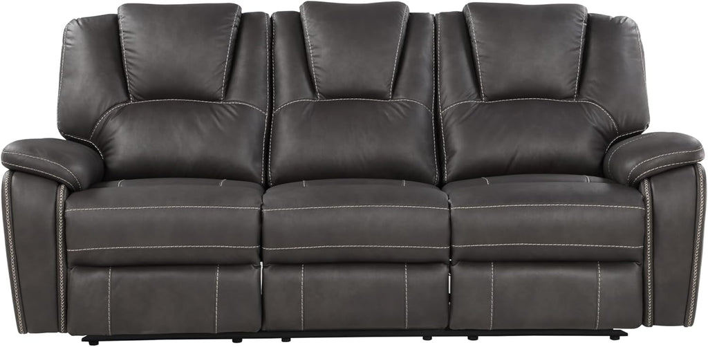 Charcoal Reclining Loveseat and 3-Seat Sofa Set Z851315