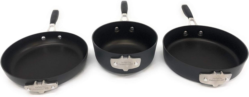 9pc Hard-Anodized Nonstick Cookware Set O19343