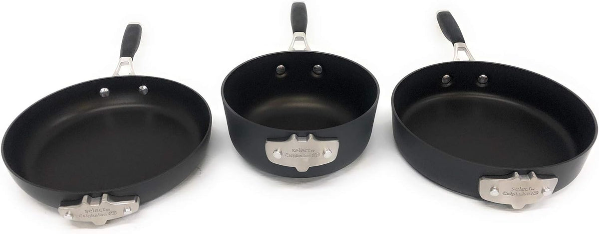 9pc Hard-Anodized Nonstick Cookware Set O19343