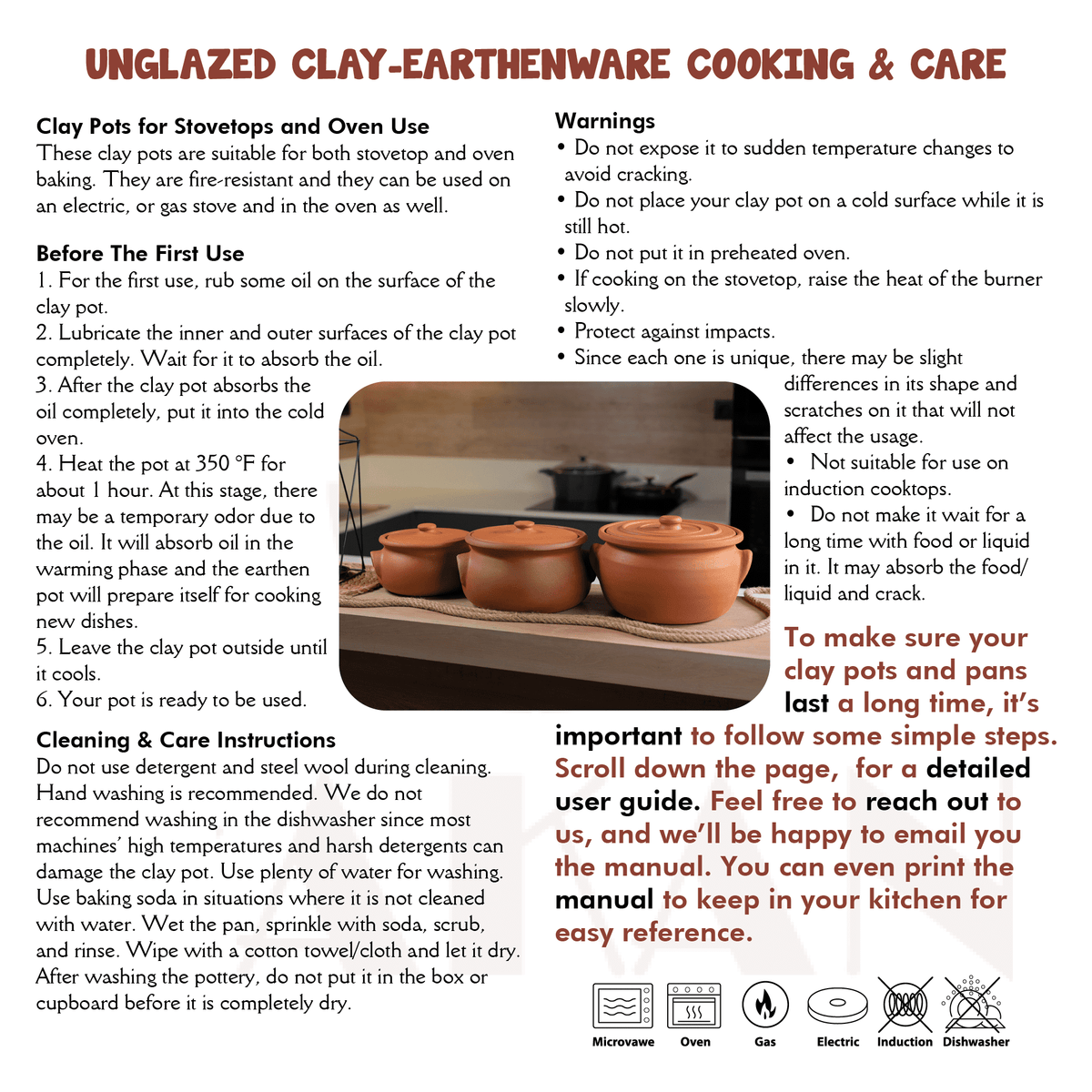 Handmade Moroccan Tagine Casserole with Lid C7645