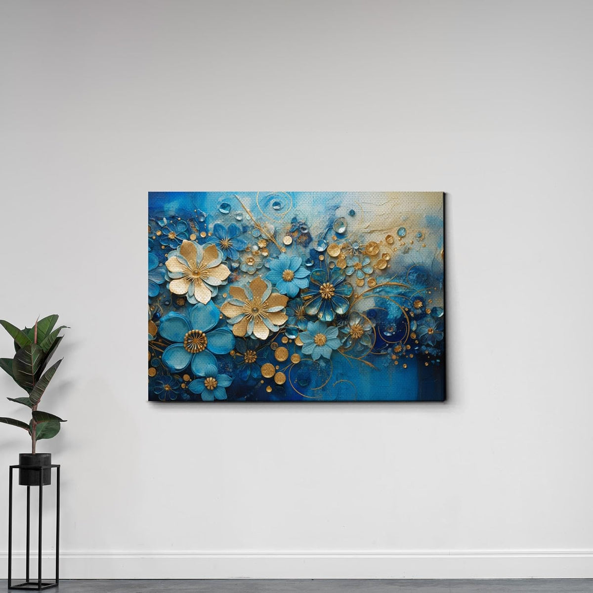 Vintage Mandala Flowers Wall Art Q6012