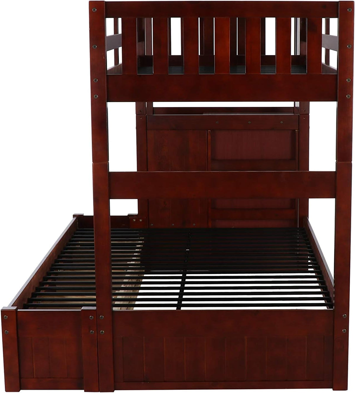 Twin Over Full Staircase Bunk Bed with 3 Drawers R956