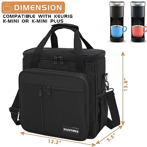 Coffee Maker Carrying Bag with Extra Pockets and Shoulder Strap A242610