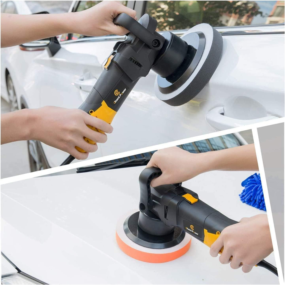 6 Inch Dual Action Buffer Polisher with Variable Speeds O89106