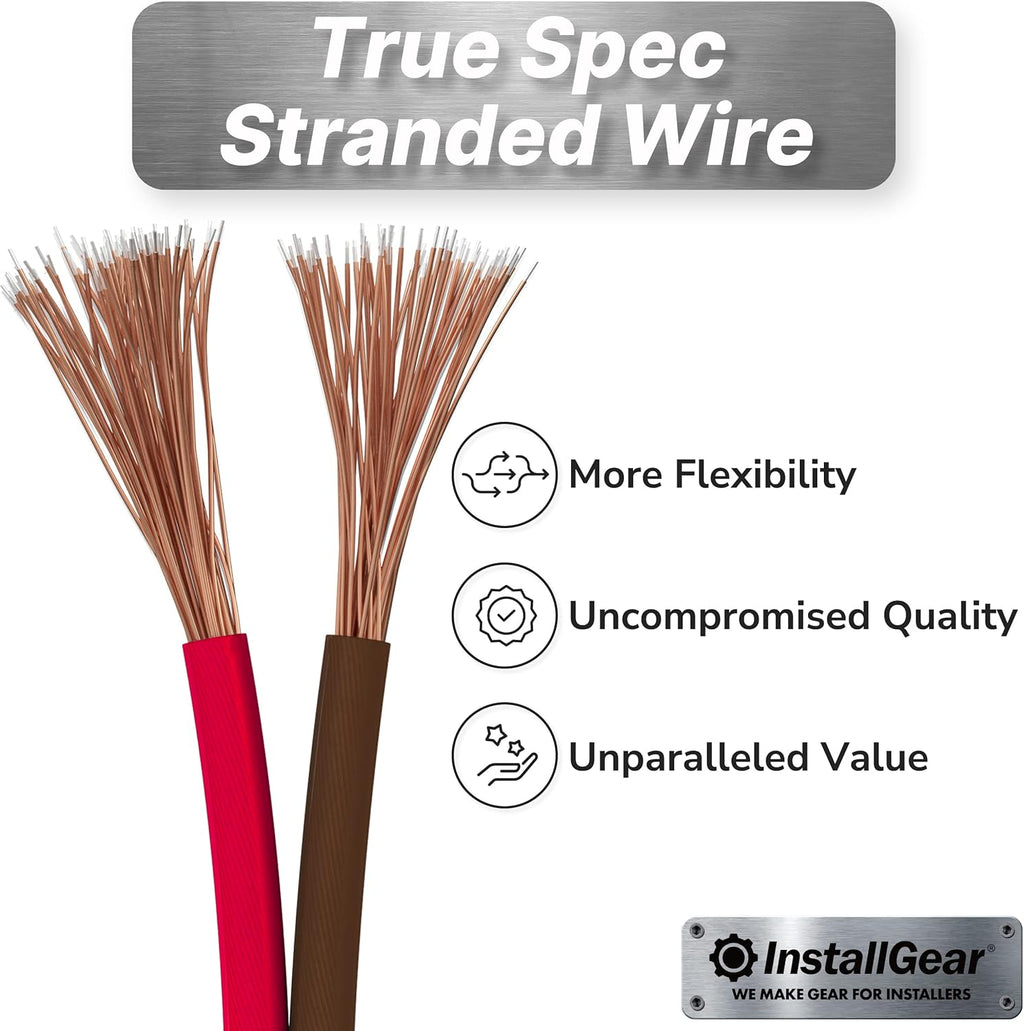 14 Gauge 100ft Speaker Wire Red/Black with 12 Banana Plugs Z318