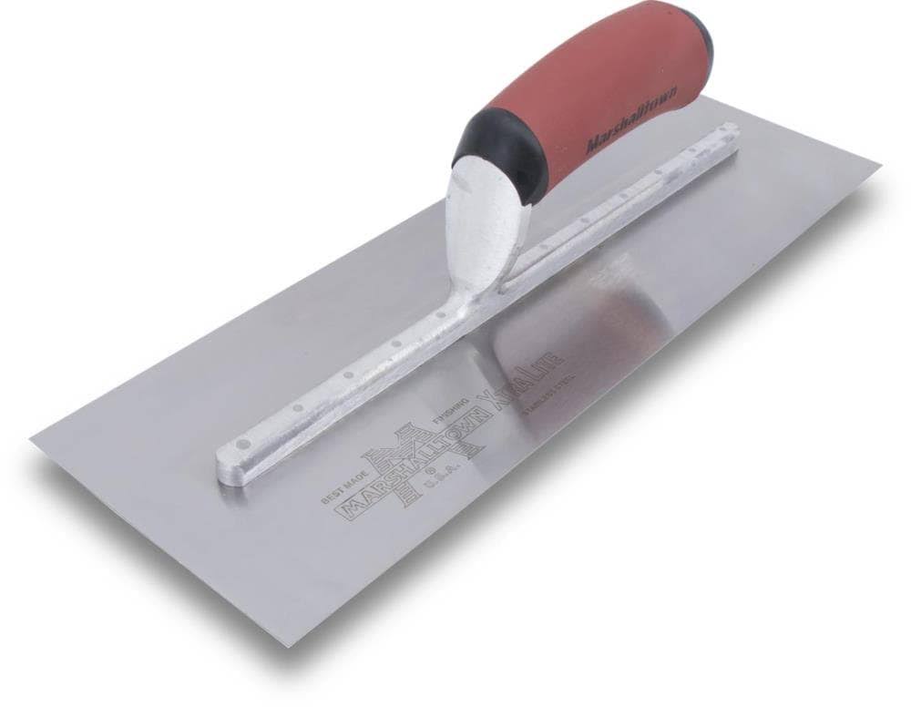 13 in. x 5 in. Stainless Steel Curved Finishing Trowel O8728