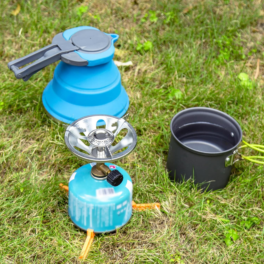 2 in 1 Portable Camping Stove with Carrying Bag V264302