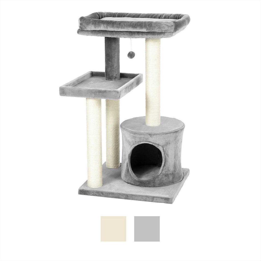 42-in Heavy Duty Faux Fur Cat Tree Condo C63091