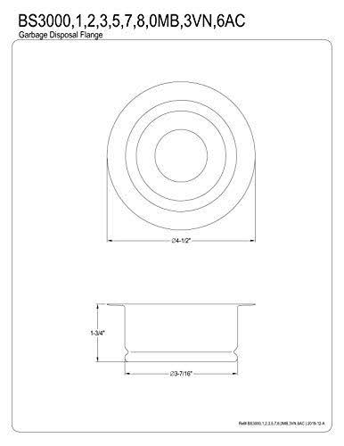 Garbage Disposal Flange Antique Brass A2310