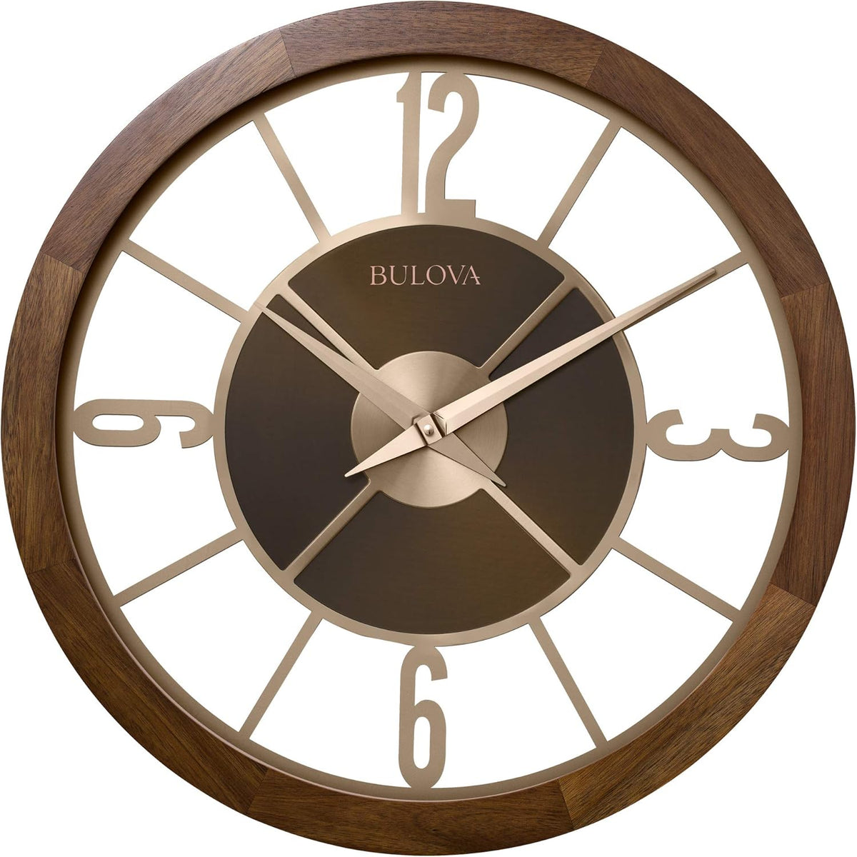 Natural Wood Bluetooth Wall Clock U4397