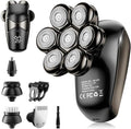 Detachable Head Electric Razor 7D Rotary Shaver Grooming Kit with Type-C Charge S309276