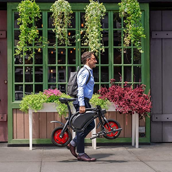 Folding Electric Bike with LCD Display, 40" x 20" x 37" K96286