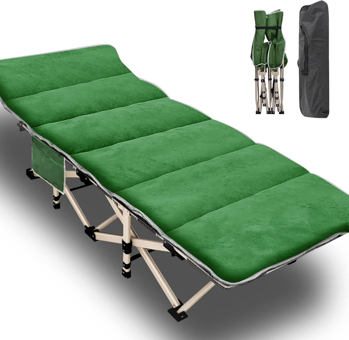 Folding Camping Cot with Carry Bag X3650