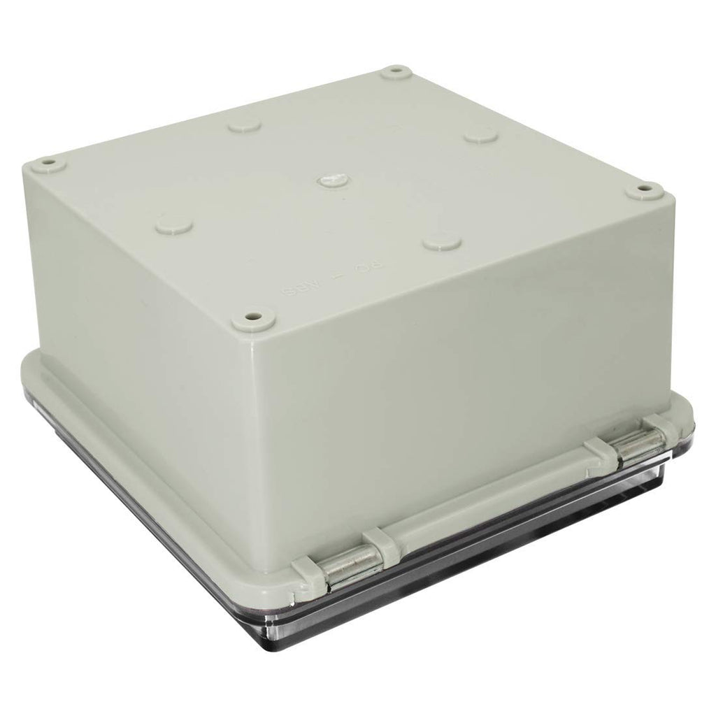 ABS Plastic IP65 Junction Box with Clear Cover 5.9 x 5.9 x 3.5 inch Pack of 2 X63264