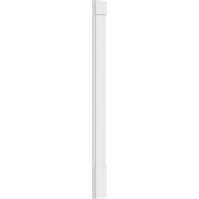 Plain PVC Pilaster with Standard Capital & Base (Pair) S9418