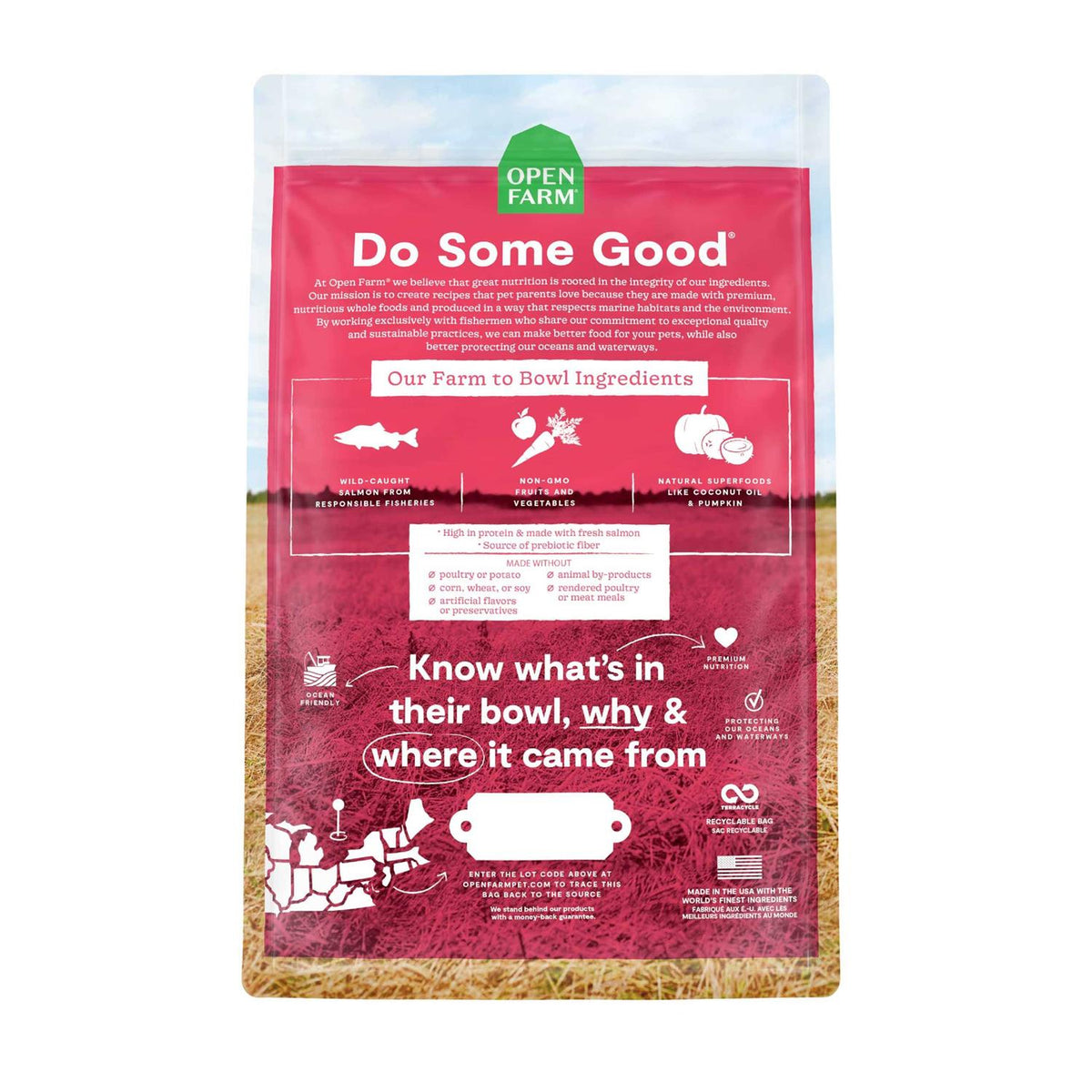 Grain-Free Wild-Caught Salmon Dry Dog Food O1897