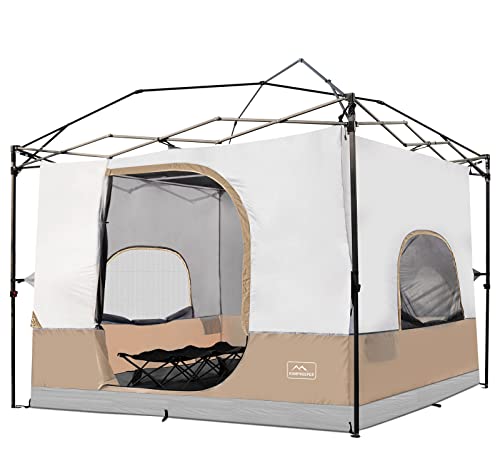 Khaki Camping Inner Tent for 10'x10' Straight Leg Canopy T7462