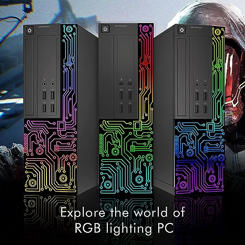 RGB Intel Core i5 Gaming Desktop PC with 24 Inch Monitor Q407