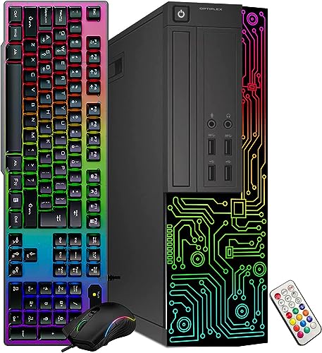 RGB Intel Core i5 Gaming Desktop PC with 24 Inch Monitor Q407