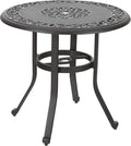 32 in Cast Aluminum Round Bistro Table S329