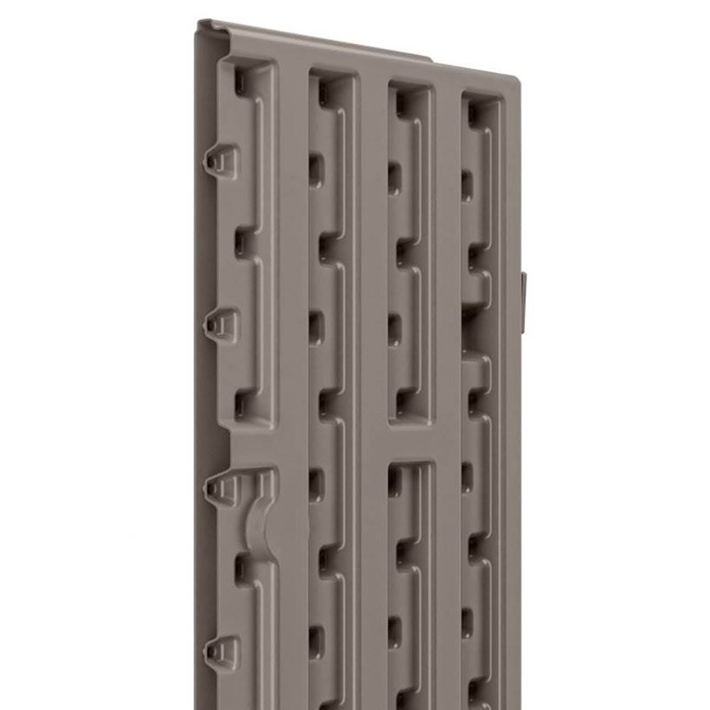 4 Cubic Feet Resin Single Shelf Wall Storage Cabinet 6 Pack U159