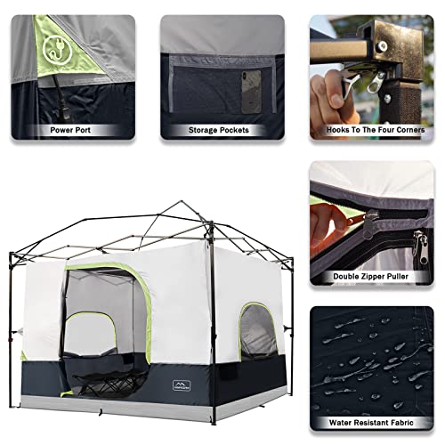 Khaki Camping Inner Tent for 10'x10' Straight Leg Canopy T7462